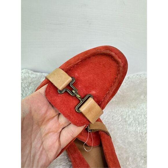UGG ORANGE AVEN Suede MOCASSIN Driving Loafers! Size 6,5 leather summer fashion - Picture 8 of 14